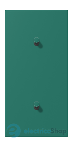 Накладка 2-п. для выключателя с 2-ма тумблерами «цилиндр», вертик. JUNG LC12-20R0216 vert anglais (32040)