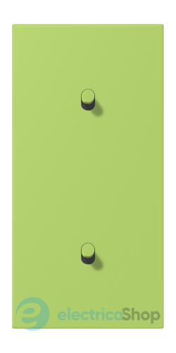 Накладка 2-п. для выключателя с 2-ма тумблерами «цилиндр», вертик. JUNG LC12-20R0221 vert clair (32052)