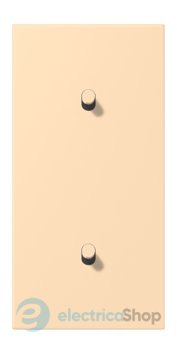 Накладка 2-п. для вимикача з 2-ма тумблерами «циліндр», вертик. JUNG LC12-20R0223 ocre (32060)