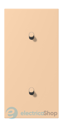 Накладка 2-п. для выключателя с 2-ма тумблерами «цилиндр», вертик. JUNG LC12-20R0237 terre sienne claire 31 (32122)