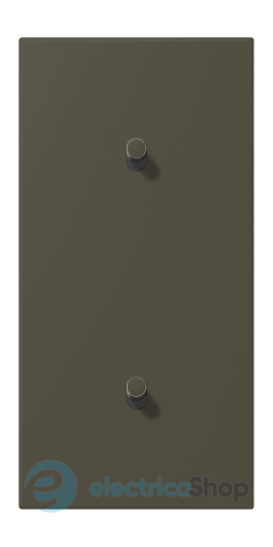 Накладка 2-п. для выключателя с 2-ма тумблерами «цилиндр», вертик. JUNG LC12-20R0241 ombre naturelle 31 (32140)