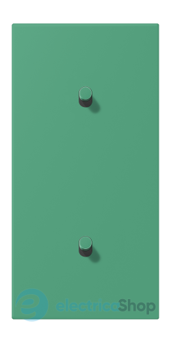 Накладка 2-п. для выключателя с 2-ма тумблерами «цилиндр», вертик. JUNG LC12-20R0250 vert 59 (4320G)