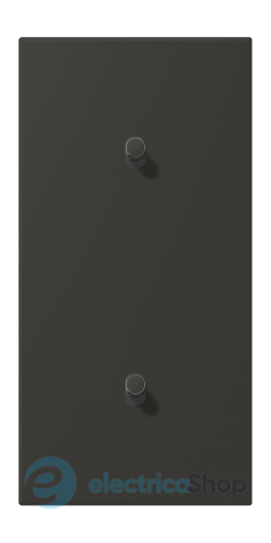 Накладка 2-п. для выключателя с 2-ма тумблерами «цилиндр», вертик. JUNG LC12-20R0259 ombre naturelle 59 (4320R)