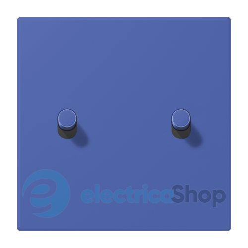 Накладка 1-п. для выключателя с 2-ма тумблерами «цилиндр» JUNG LC12-5R0206 bleu outremer 31 (32020)