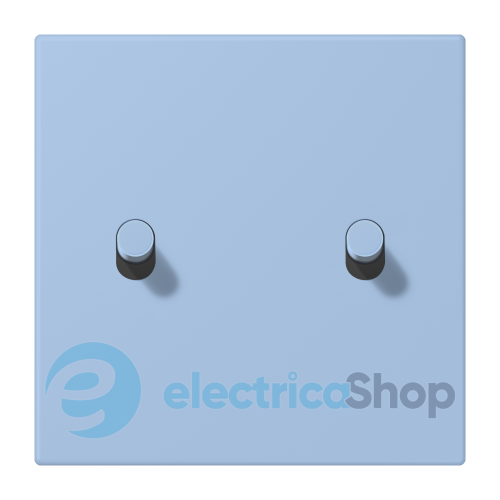 Накладка 1-п. для выключателя с 2-ма тумблерами «цилиндр» JUNG LC12-5R0207 outremer moyen (32021)