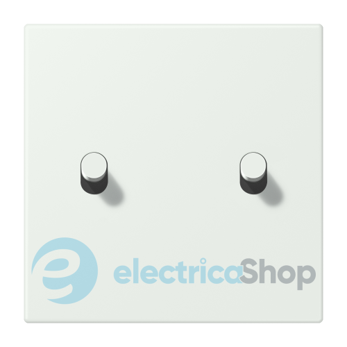 Накладка 1-п. для выключателя с 2-ма тумблерами «цилиндр» JUNG LC12-5R0210 outremer gris (32024)