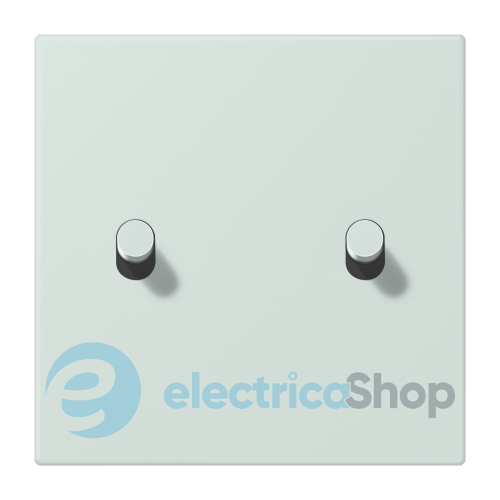 Накладка 1-п. для выключателя с 2-ма тумблерами «цилиндр» JUNG LC12-5R0215 céruléen pâle (32034)