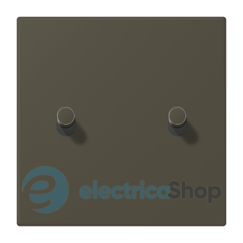 Накладка 1-п. для выключателя с 2-ма тумблерами «цилиндр» JUNG LC12-5R0241 ombre naturelle 31 (32140)