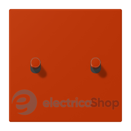 Накладка 1-п. для выключателя с 2-ма тумблерами «цилиндр» JUNG LC12-5R0244 rouge vermillon 59 (4320A)