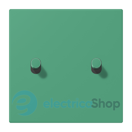 Накладка 1-п. для выключателя с 2-ма тумблерами «цилиндр» JUNG LC12-5R0250 vert 59 (4320G)