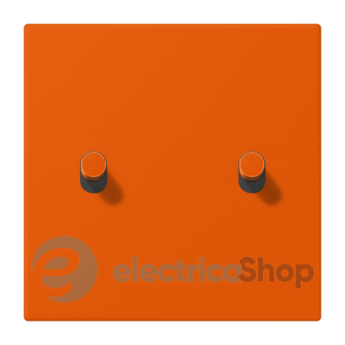 Накладка 1-п. для выключателя с 2-ма тумблерами «цилиндр» JUNG LC12-5R0260 orange vif (4320S)