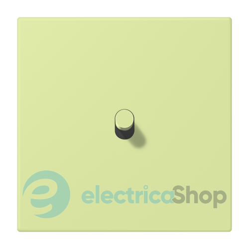 Накладка 1-п. для выключателя с тумблером «цилиндр» JUNG LC12-0R0222 vert jaune clair (32053)