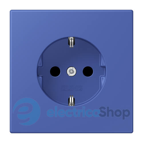 Розетка із з/к 250V/16A, пруж.затиск JUNG LC1520206 bleu outremer 31 (32020)