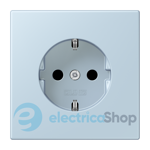 Розетка с з/к 250V/16A, пруж.зажим JUNG LC1520208 outremer clair (32022)