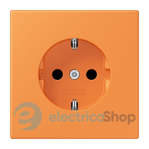 Розетка с з/к 250V/16A, пруж.зажим JUNG LC1520225 orange clair (32081)