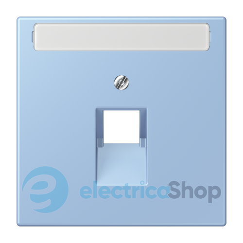 Накладка для компьютерной розетки UAE с полем для надписи JUNG LC969-1NAUA207 outremer moyen (32021)