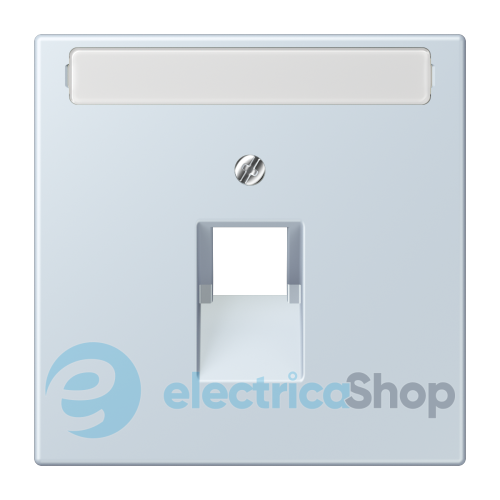 Накладка для компьютерной розетки UAE с полем для надписи JUNG LC969-1NAUA209 outremer pâle (32023)