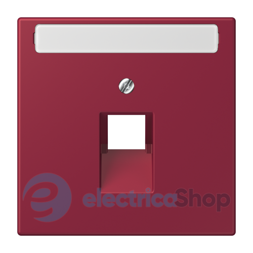 Накладка для компьютерной розетки UAE с полем для надписи JUNG LC969-1NAUA255 le rubis (4320M)