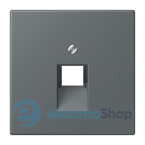 Накладка для компьютерной розетки UAE JUNG LC969-1UA202 gris foncé 31 (32010)