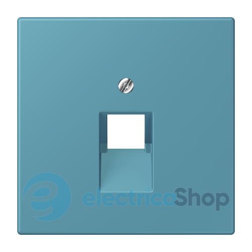 Накладка для комп'ютерної розетки UAE JUNG LC969-1UA212 céruléen vif (32031)