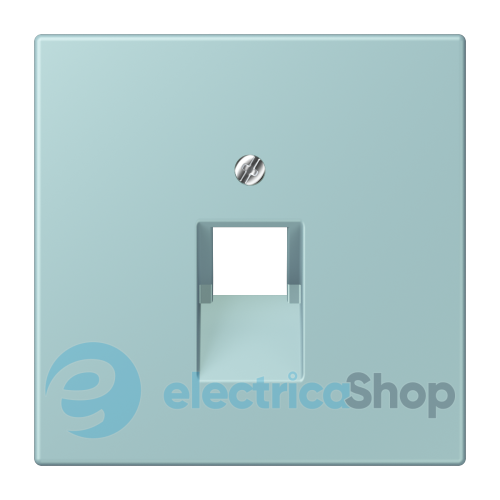 Накладка для компьютерной розетки UAE JUNG LC969-1UA214 céruléen clair (32033)