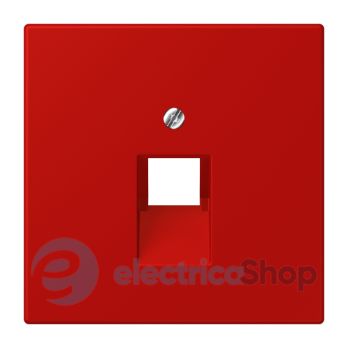 Накладка для компьютерной розетки UAE JUNG LC969-1UA227 rouge vermillon 31 (32090)