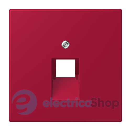 Накладка для компьютерной розетки UAE JUNG LC969-1UA229 rouge carmin (32100)