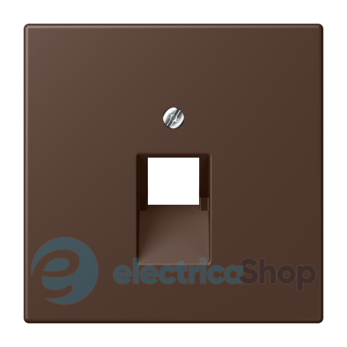 Накладка для компьютерной розетки UAE JUNG LC969-1UA239 terre d’ombre brûlée 31 (32130)