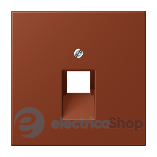 Накладка для компьютерной розетки UAE JUNG LC969-1UA247 terre sienne brûlée 59 (4320D)