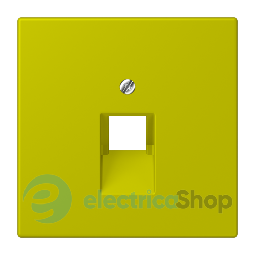 Накладка для комп'ютерної розетки UAE JUNG LC969-1UA249 vert olive vif (4320F)
