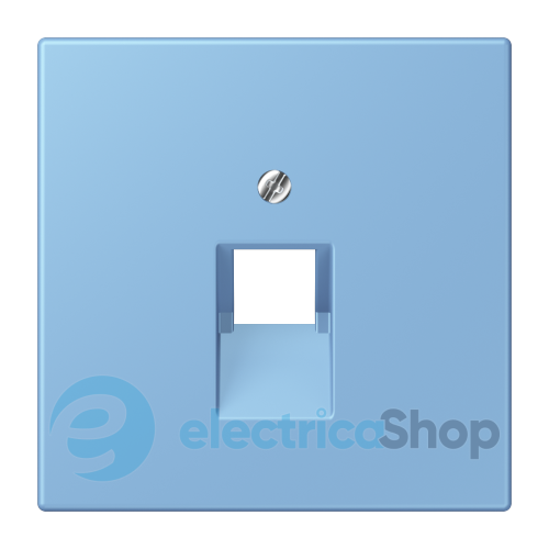 Накладка для компьютерной розетки UAE JUNG LC969-1UA256 bleu céruléen 59 (4320N)