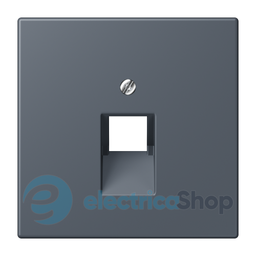 Накладка для компьютерной розетки UAE JUNG LC969-1UA262 gris foncé (4320U)