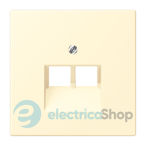 Накладка для 2-й. компьютерной розетки UAE JUNG LC969-2UA201 blanc (32001)