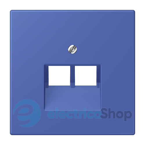 Накладка для 2-й. компьютерной розетки UAE JUNG LC969-2UA206 bleu outremer 31 (32020)