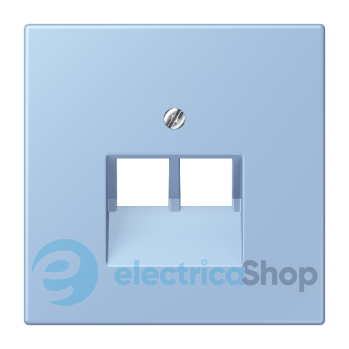 Накладка для 2-й. компьютерной розетки UAE JUNG LC969-2UA207 outremer moyen (32021)