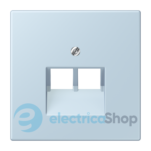 Накладка для 2-й. компьютерной розетки UAE JUNG LC969-2UA208 outremer clair (32022)