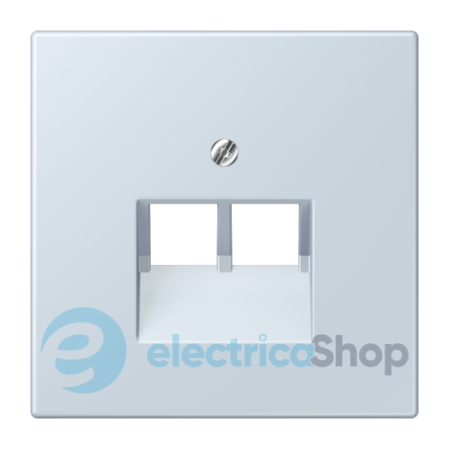 Накладка для 2-й. компьютерной розетки UAE JUNG LC969-2UA209 outremer pâle (32023)