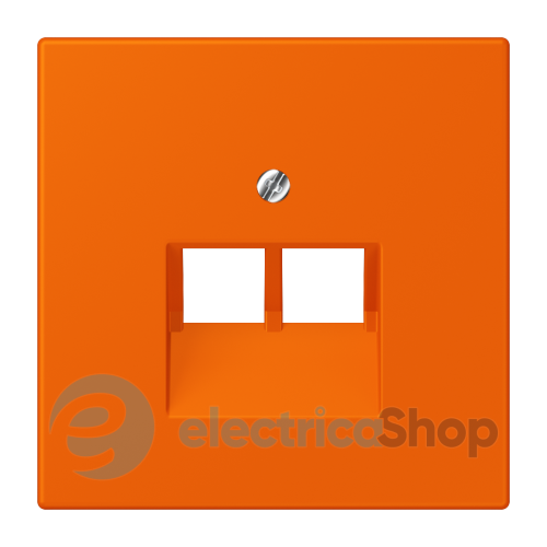 Накладка для 2-й. компьютерной розетки UAE JUNG LC969-2UA224 orange (32080)