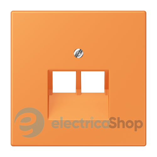 Накладка для 2-й. компьютерной розетки UAE JUNG LC969-2UA225 orange clair (32081)