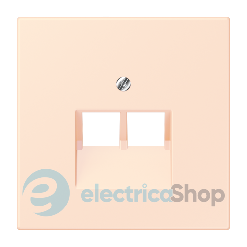 Накладка для 2-й. компьютерной розетки UAE JUNG LC969-2UA226 orange pâle (32082)