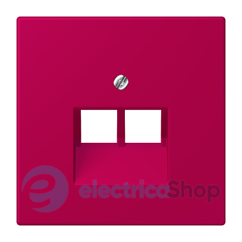 Накладка для 2-ї. комп'ютерної розетки UAE JUNG LC969-2UA230 rouge rubia (32101)