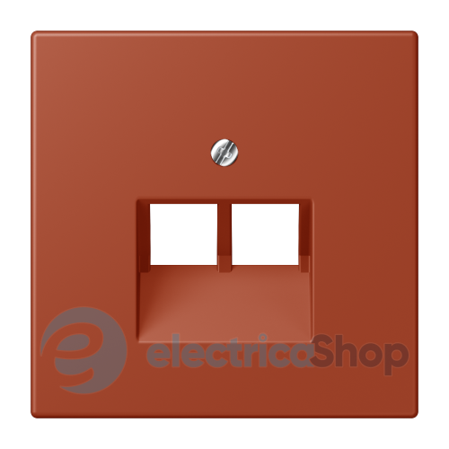 Накладка для 2-й. компьютерной розетки UAE JUNG LC969-2UA232 l'ocre rouge (32110)