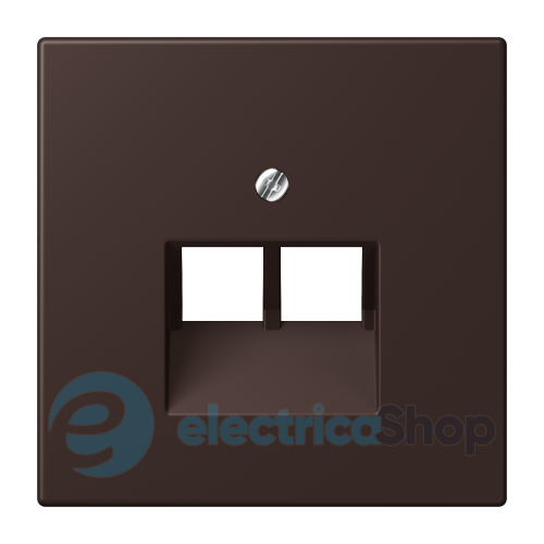 Накладка для 2-й. компьютерной розетки UAE JUNG LC969-2UA252 terre d‘ombre brûlée 59 (4320J)