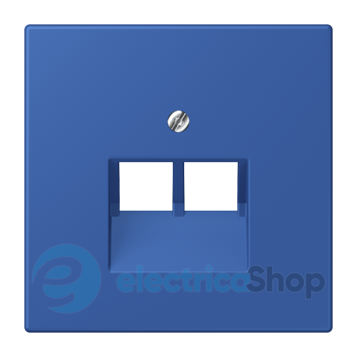 Накладка для 2-й. компьютерной розетки UAE JUNG LC969-2UA253 bleu outremer 59 (4320K)