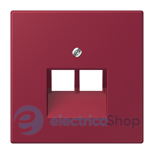 Накладка для 2-ї. комп'ютерної розетки UAE JUNG LC969-2UA255 le rubis (4320M)