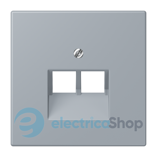 Накладка для 2-ї. комп'ютерної розетки UAE JUNG LC969-2UA257 gris clair 59 (4320O)