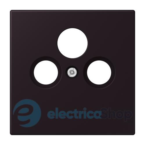 Накладка для SAT-TV розетки JUNG LC990SAT248 noir d'ivoire (4320E)