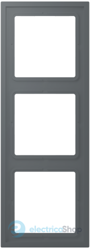 Рамка 3-п. LS ZERO JUNG LCZ983BF202 gris foncé 31 (32010)