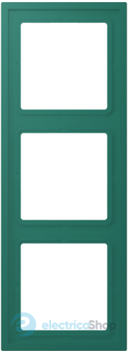 Рамка 3-п. LS ZERO JUNG LCZ983BF216 vert anglais (32040)