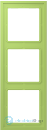 Рамка 3-п. LS ZERO JUNG LCZ983BF221 vert clair (32052)